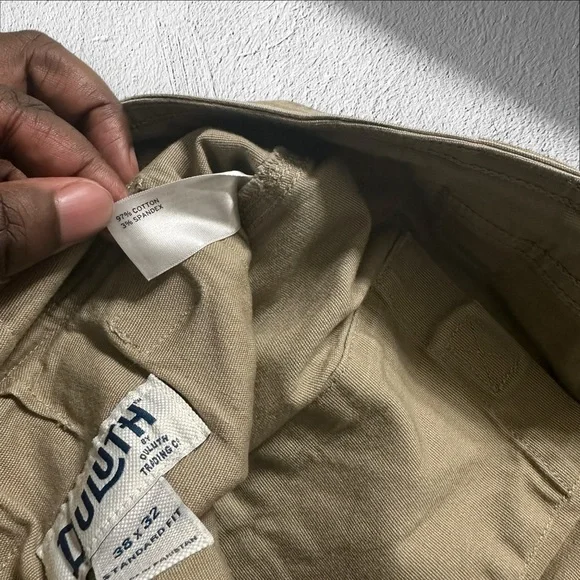 duluth trading flex fire hose cargo pants men’s 38x32 Beige relaxed fit outdoors - Picture 8 of 8